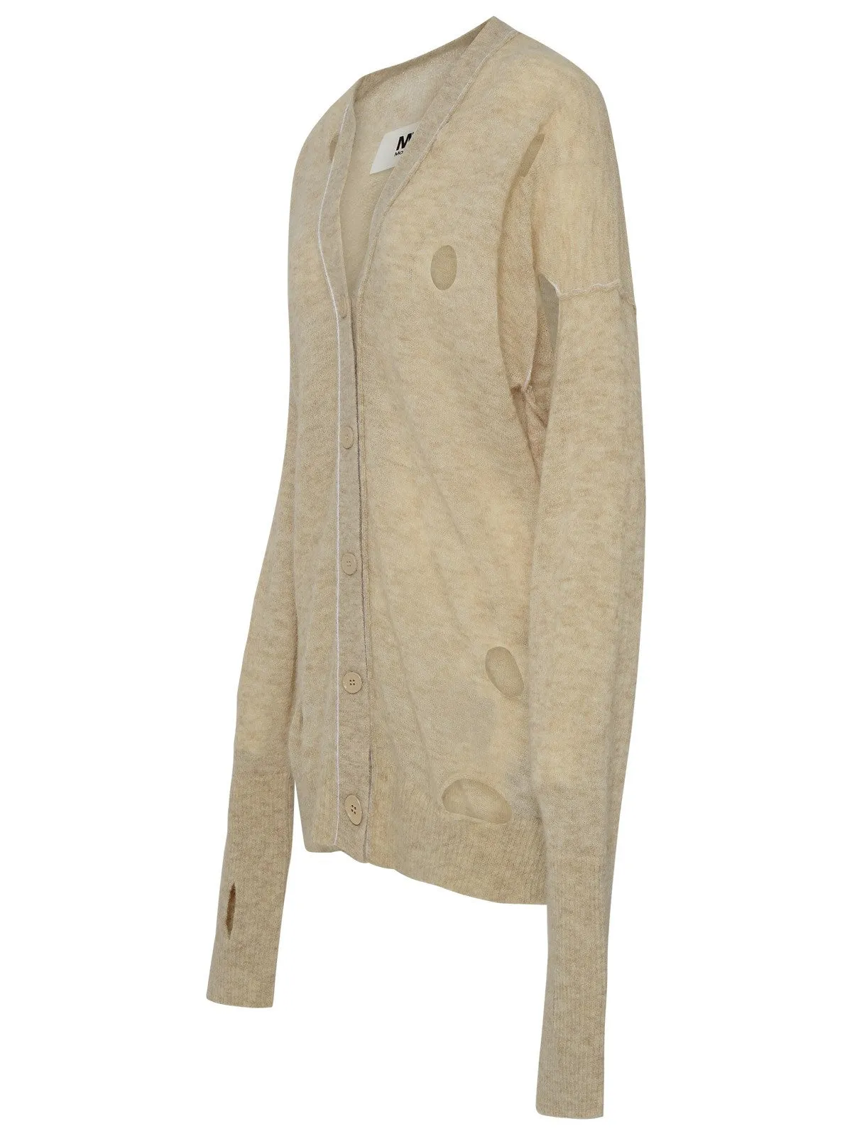 MM6 Maison Margiela Distressed Cardigan