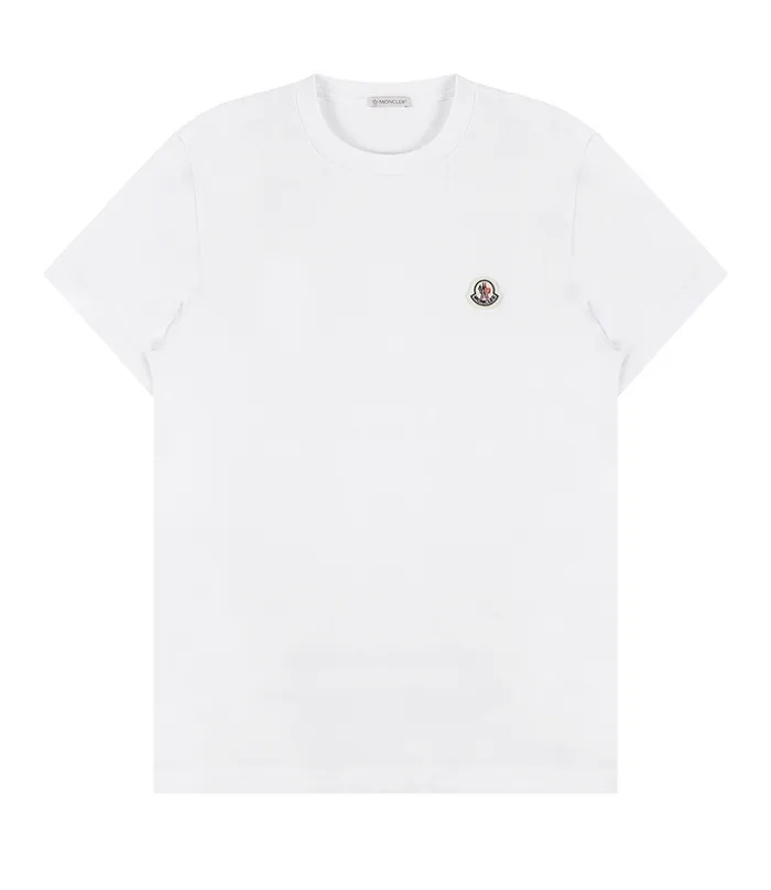 MONCLER  |Crew Neck Pullovers Street Style Plain Cotton Short Sleeves