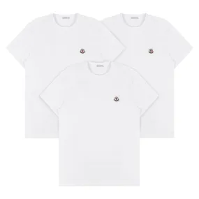 MONCLER  |Crew Neck Pullovers Street Style Plain Cotton Short Sleeves