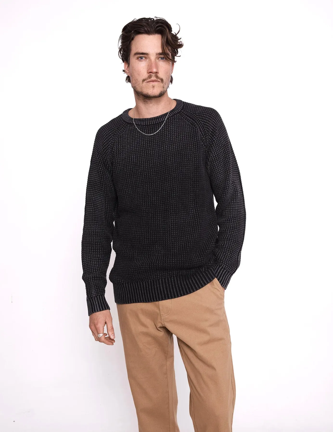 Mr Simple - Chunky Knit Black