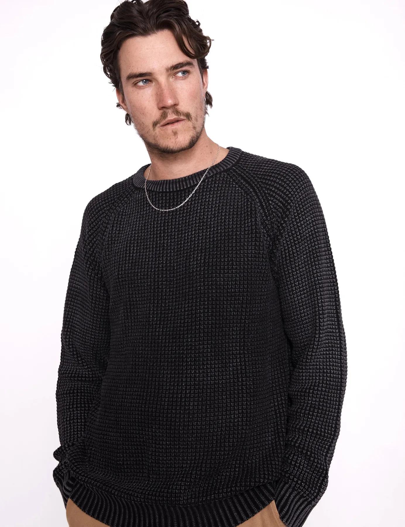 Mr Simple - Chunky Knit Black