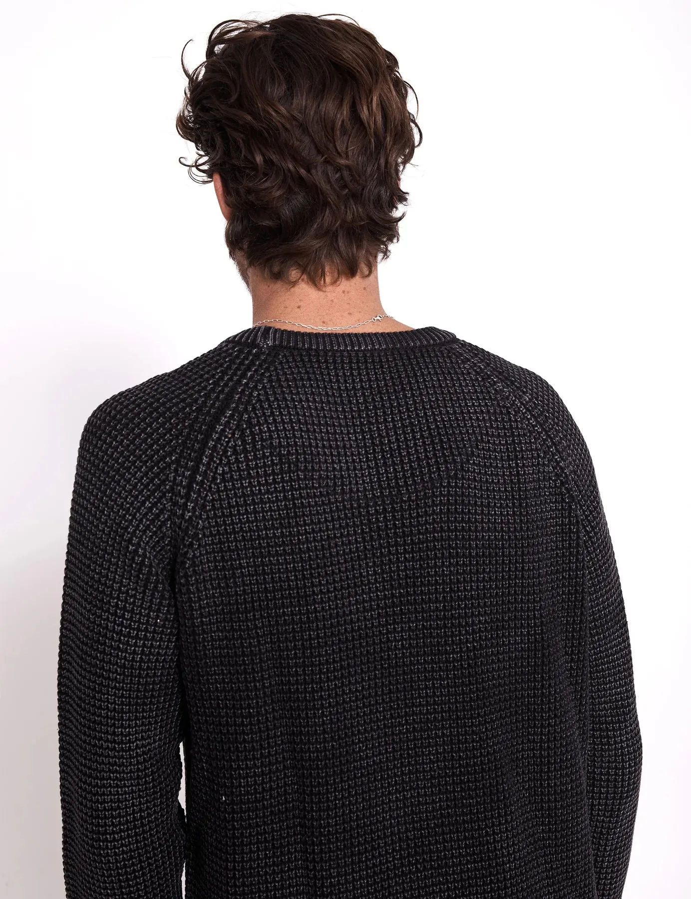 Mr Simple - Chunky Knit Black