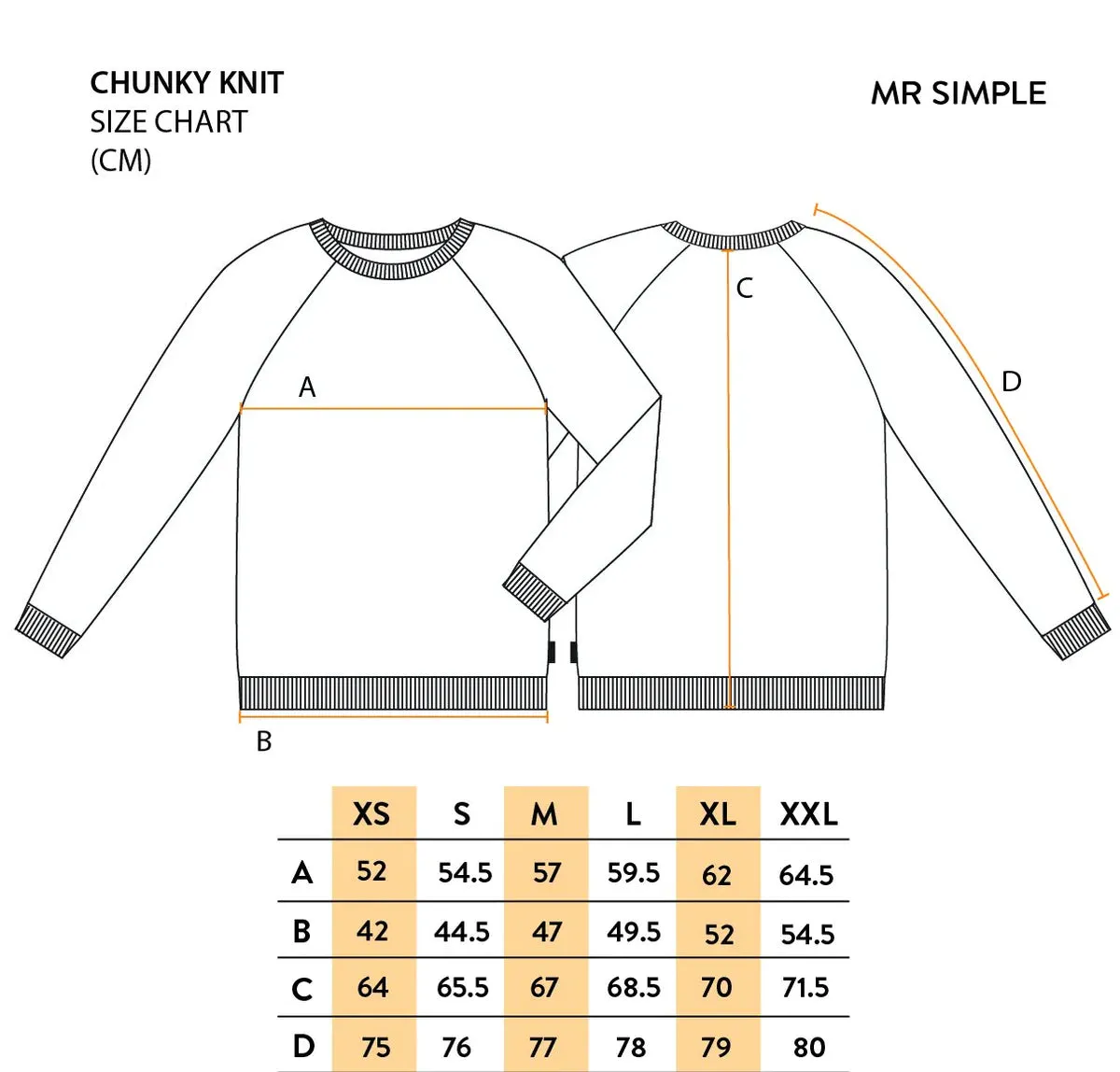 Mr Simple - Chunky Knit Black