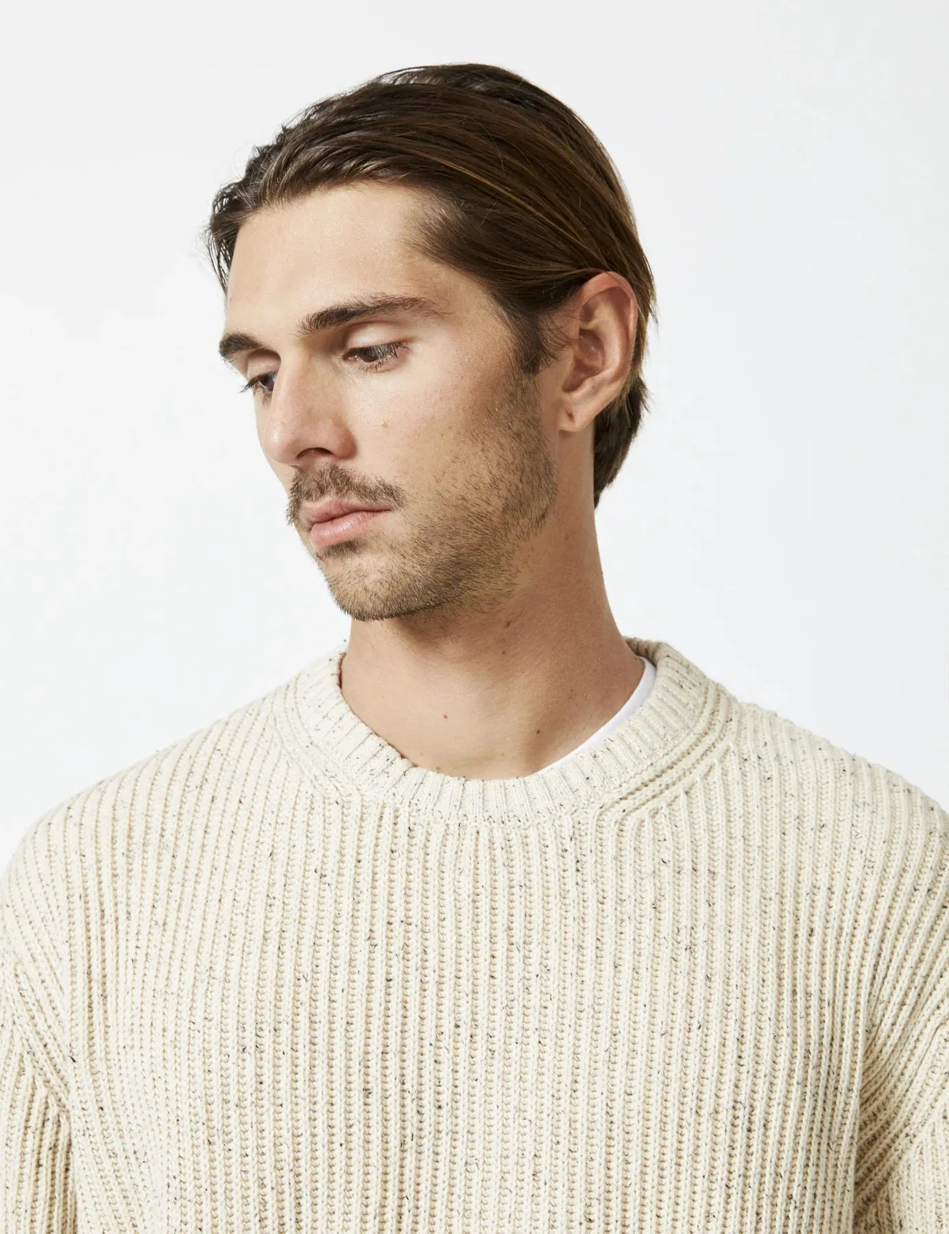 Mr Simple - Fisher Chunky Organic Knit Oatmeal