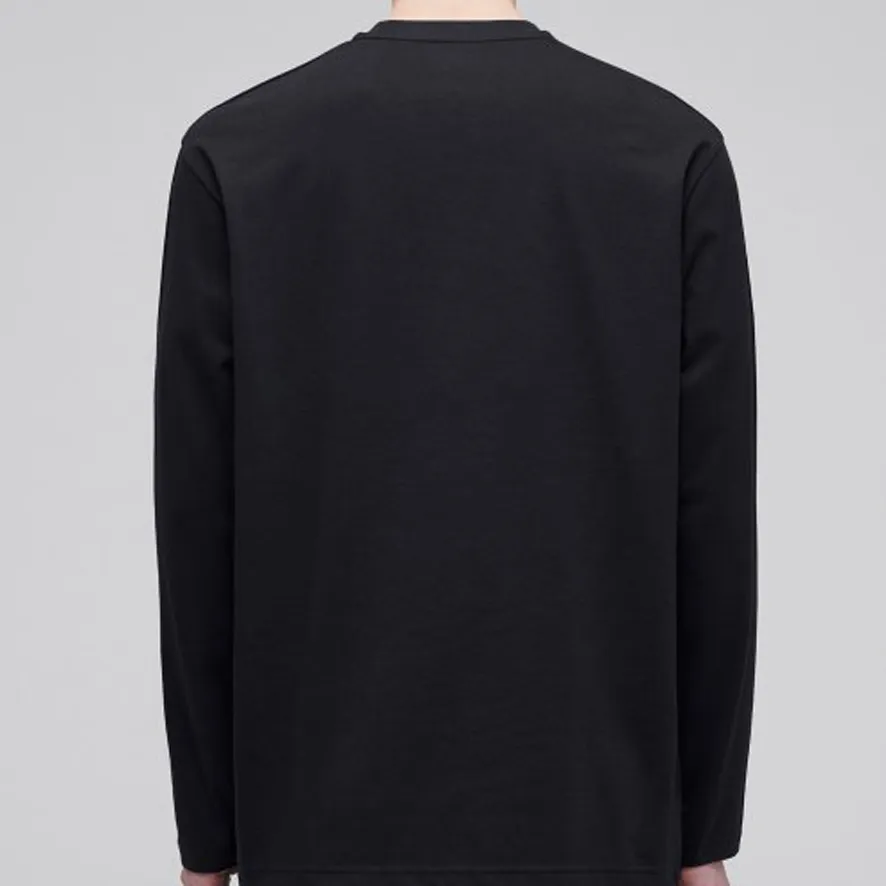 MUSINSA STANDARD  |Crew Neck Street Style Long Sleeves Plain Cotton