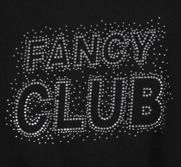 NASTY FANCY CLUB  |Street Style U-Neck Long Sleeves Plain Cotton Medium