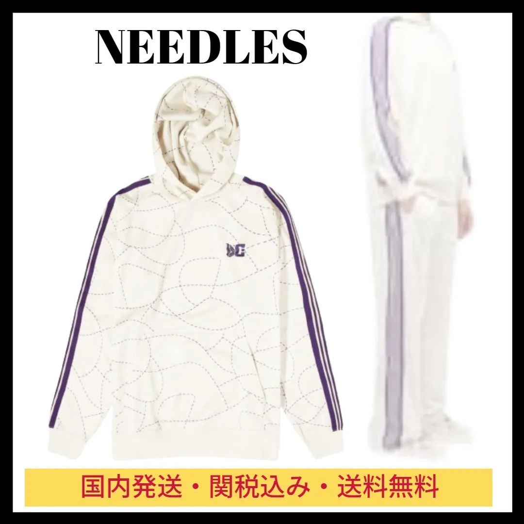 Needles  |Pullovers Unisex Street Style Long Sleeves Cotton Oversized