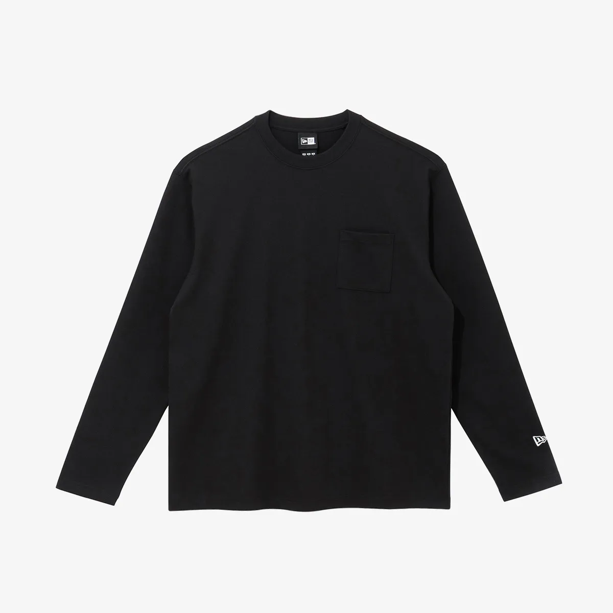 New Era  |Unisex Street Style U-Neck Long Sleeves Plain Cotton