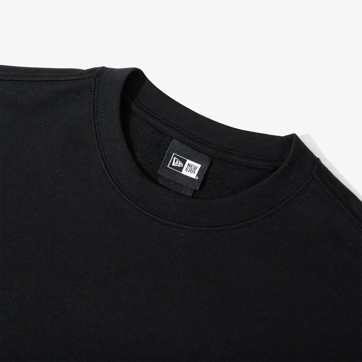 New Era  |Unisex Street Style U-Neck Long Sleeves Plain Cotton