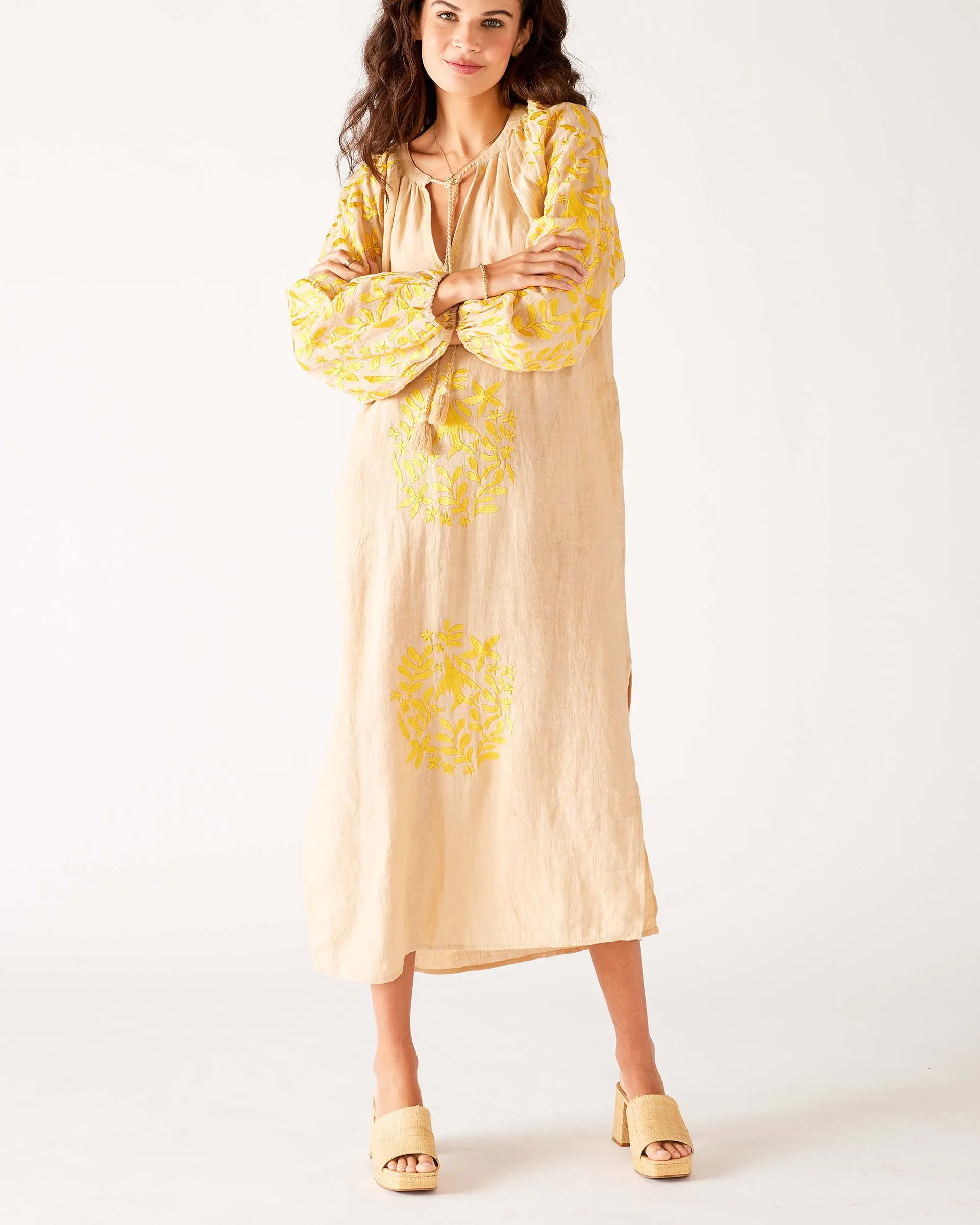 Palermo Embroidered Maxi Dress