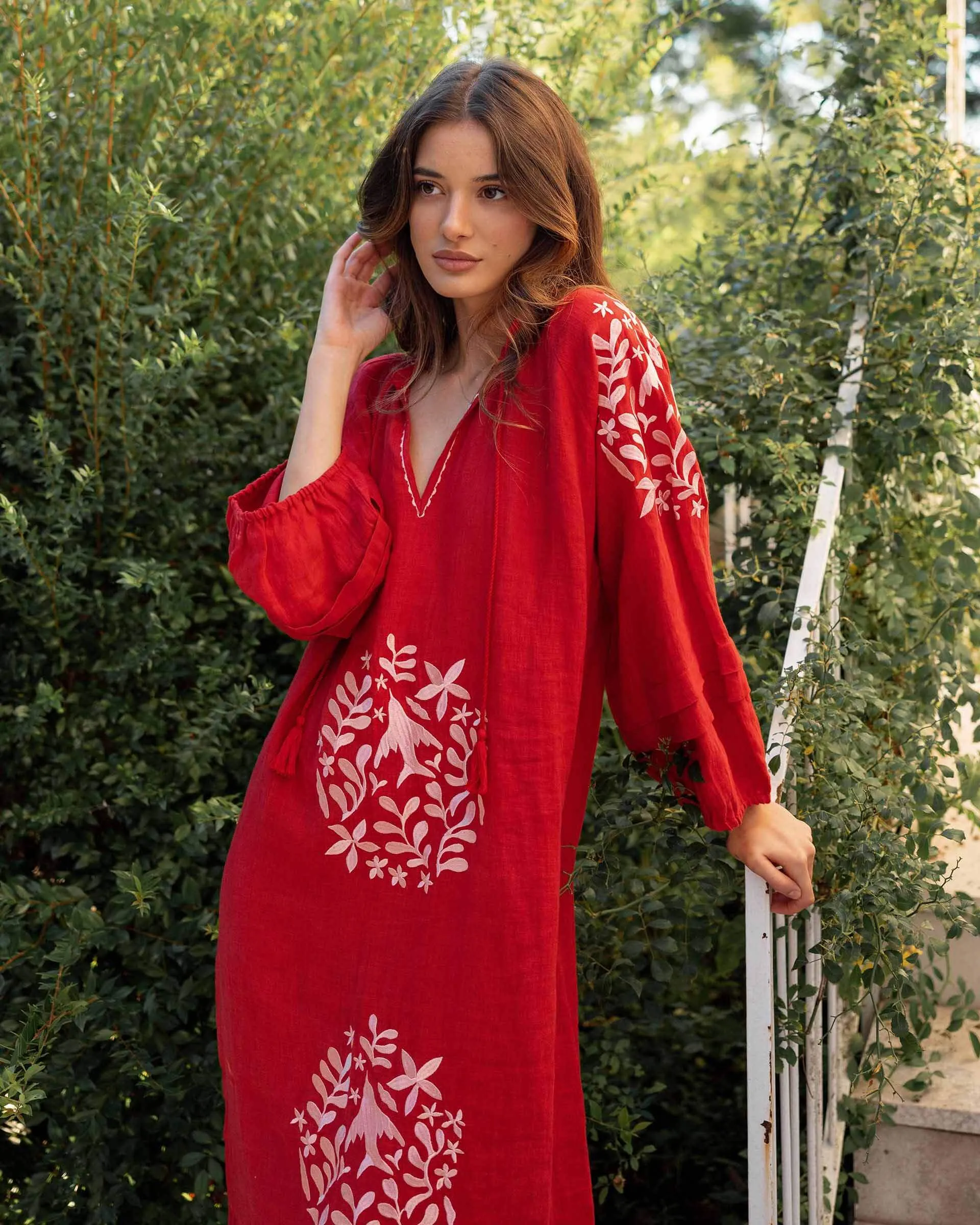 Palermo Embroidered Maxi Dress