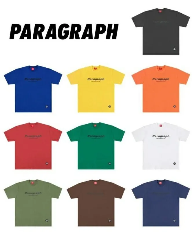 Paragraph  |Unisex Cotton Short Sleeves Long Sleeve T-shirt