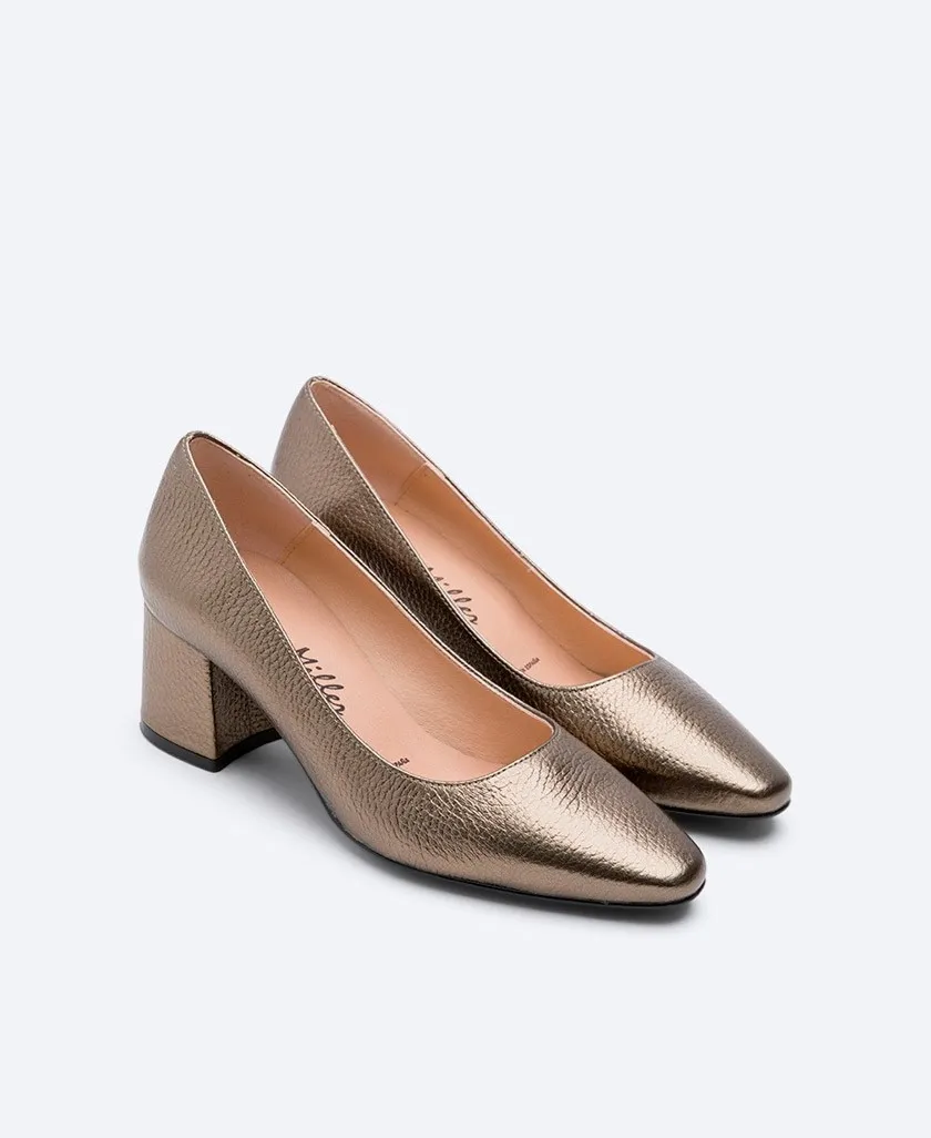 Patricia Miller Pas 6170 Metallic Heeled Shoes