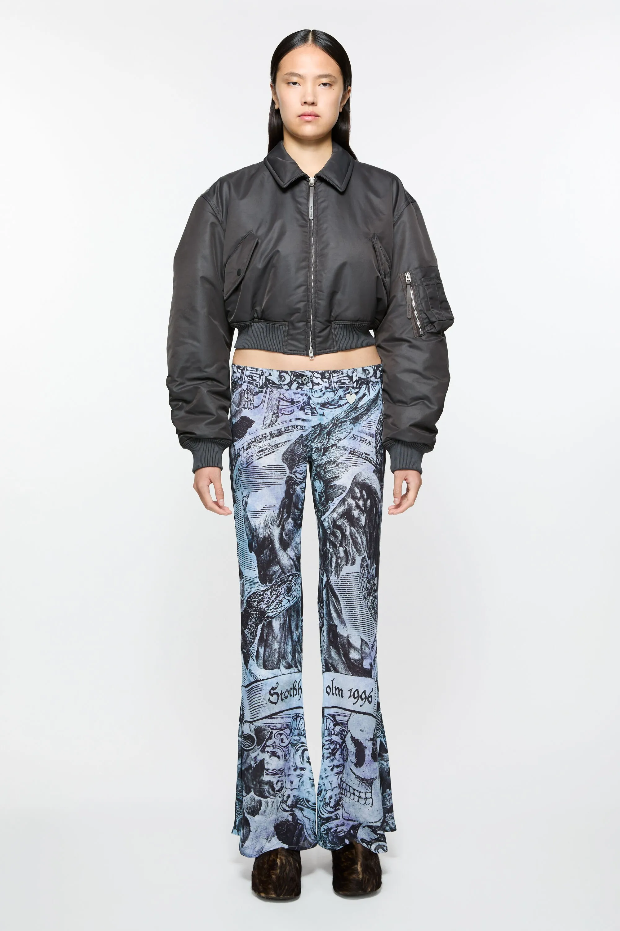 Printed trousers