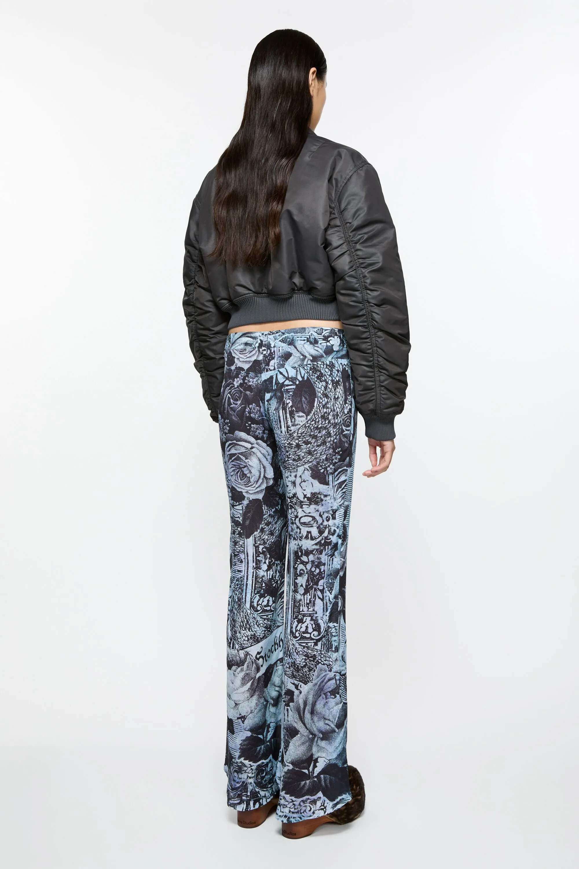 Printed trousers