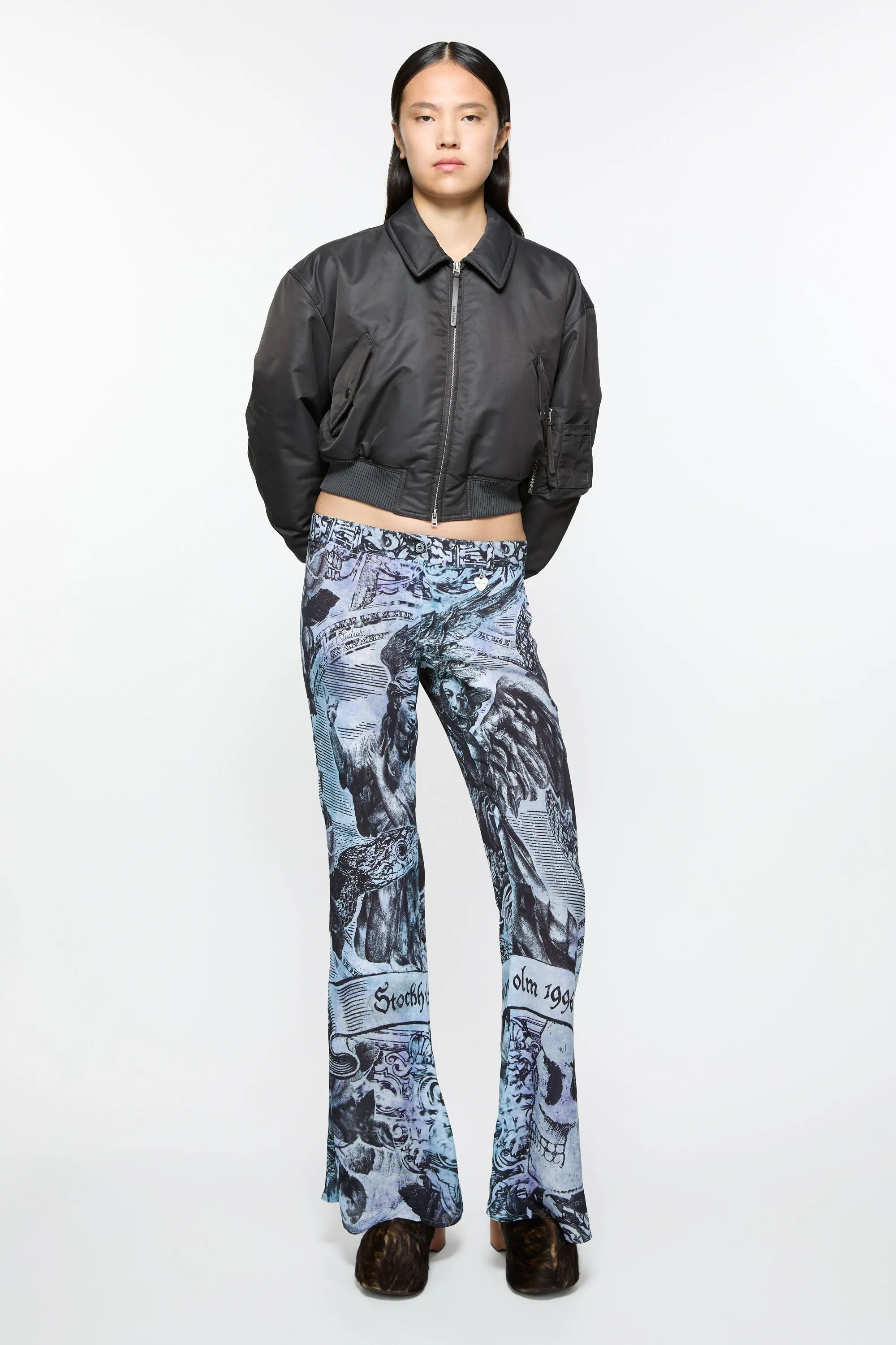 Printed trousers