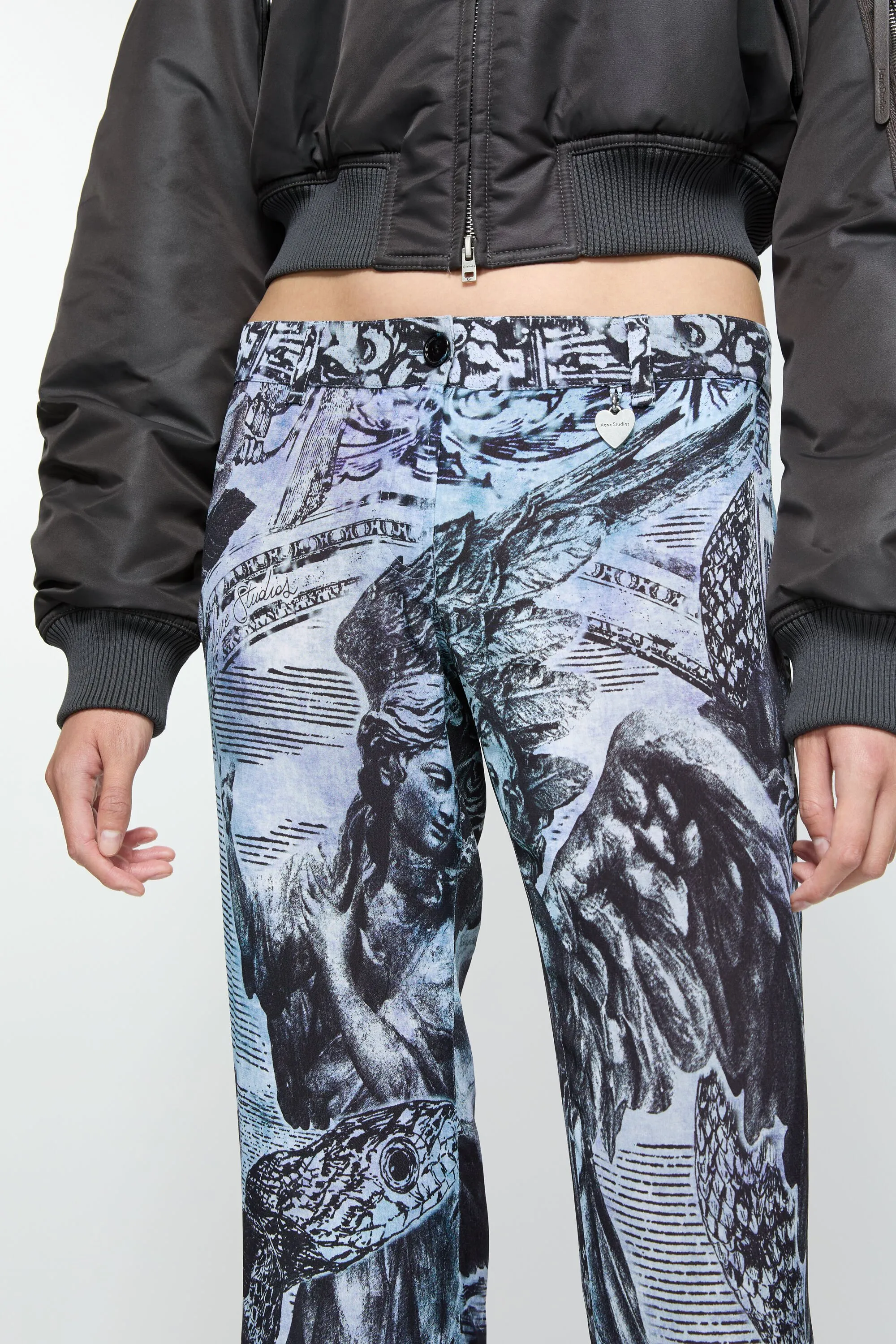 Printed trousers