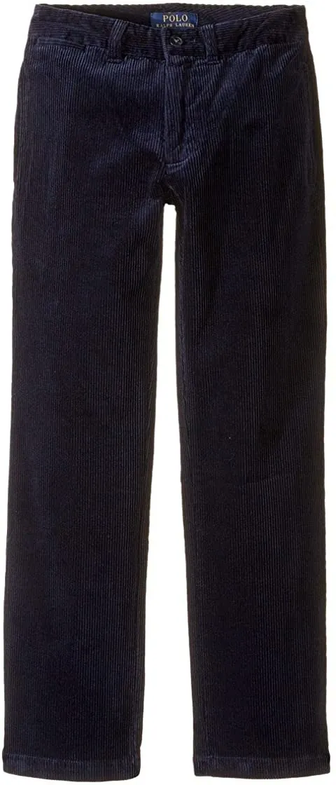 Ralph Lauren Slim Fit Corduroy Pants, Big Boys Navy 18