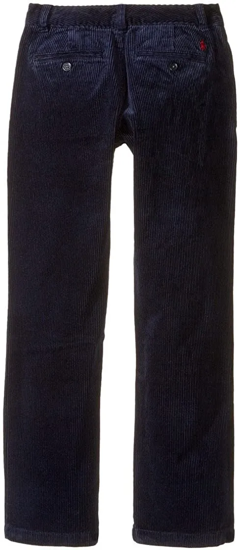 Ralph Lauren Slim Fit Corduroy Pants, Big Boys Navy 18