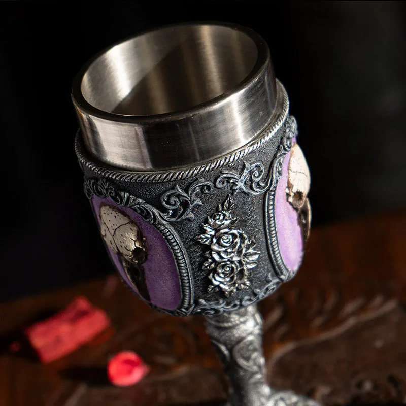 Raven Skull Goblet