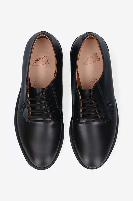 Red Wing leather shoes men's black color