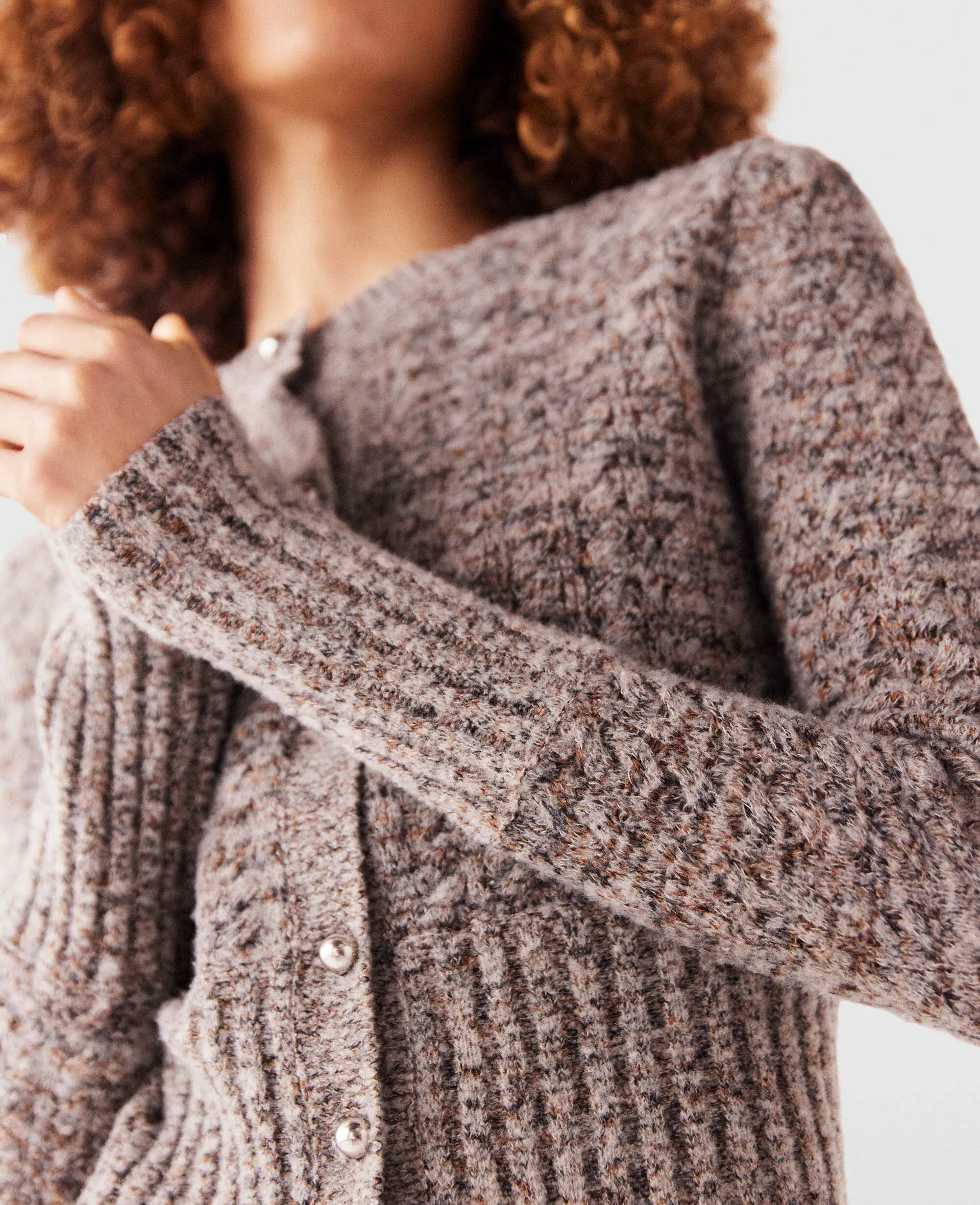 Ribbed Chunky Knit Cardigan