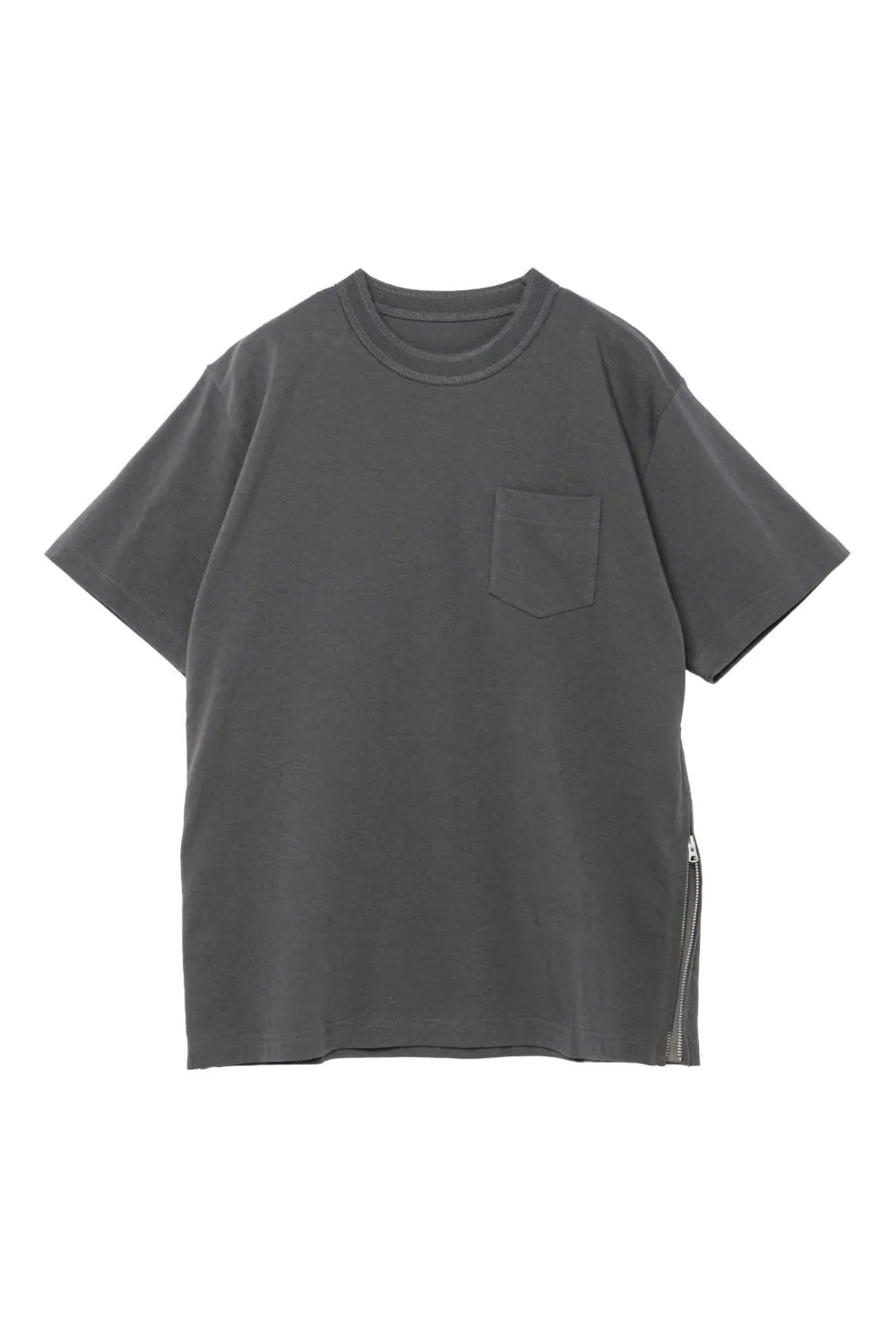 sacai  |Crew Neck Pullovers Street Style Plain Cotton Short Sleeves