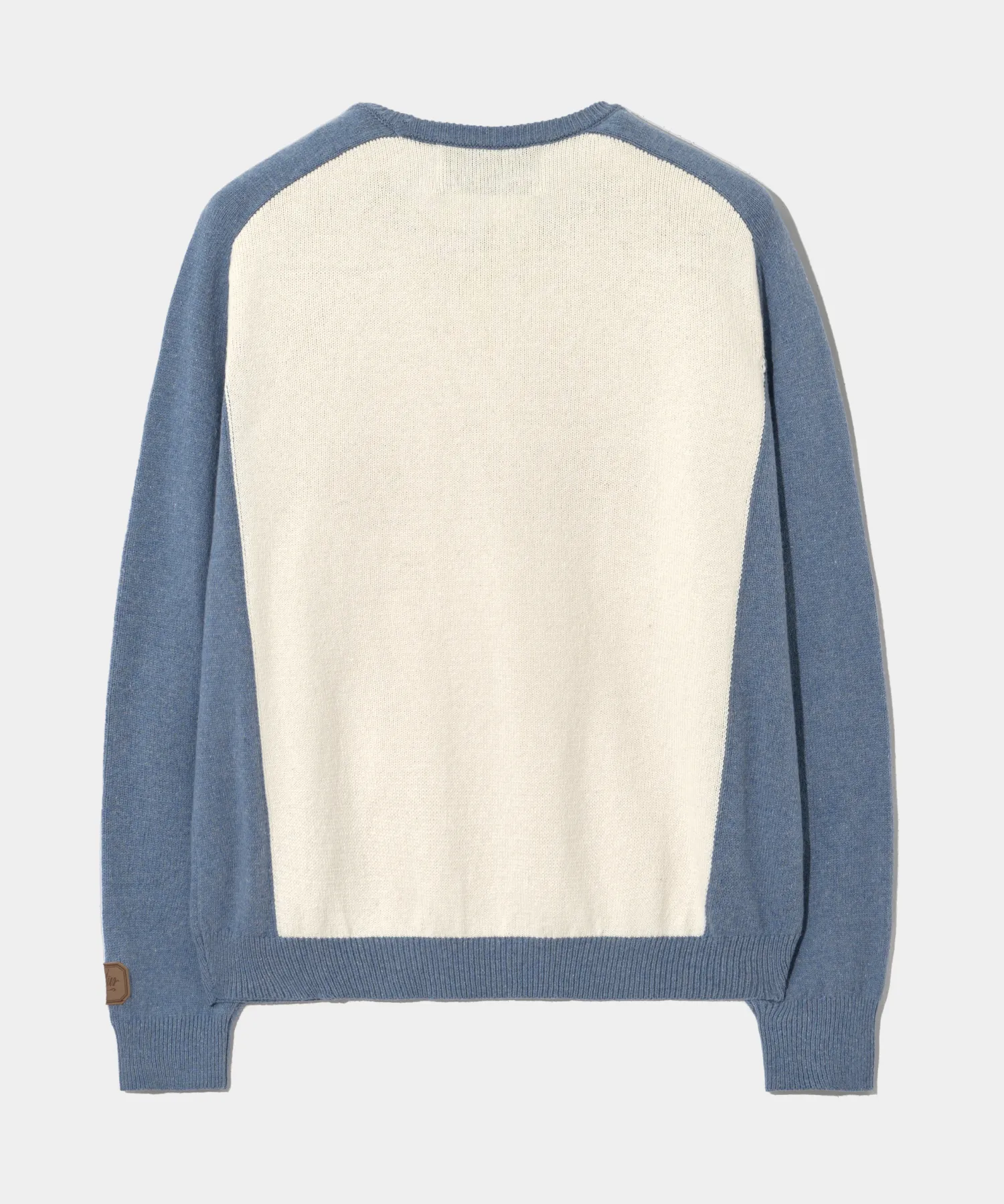 SATUR  |Crew Neck Unisex Wool Nylon Street Style Bi-color