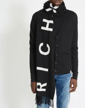 Sciarpa RICHMOND X logo nero