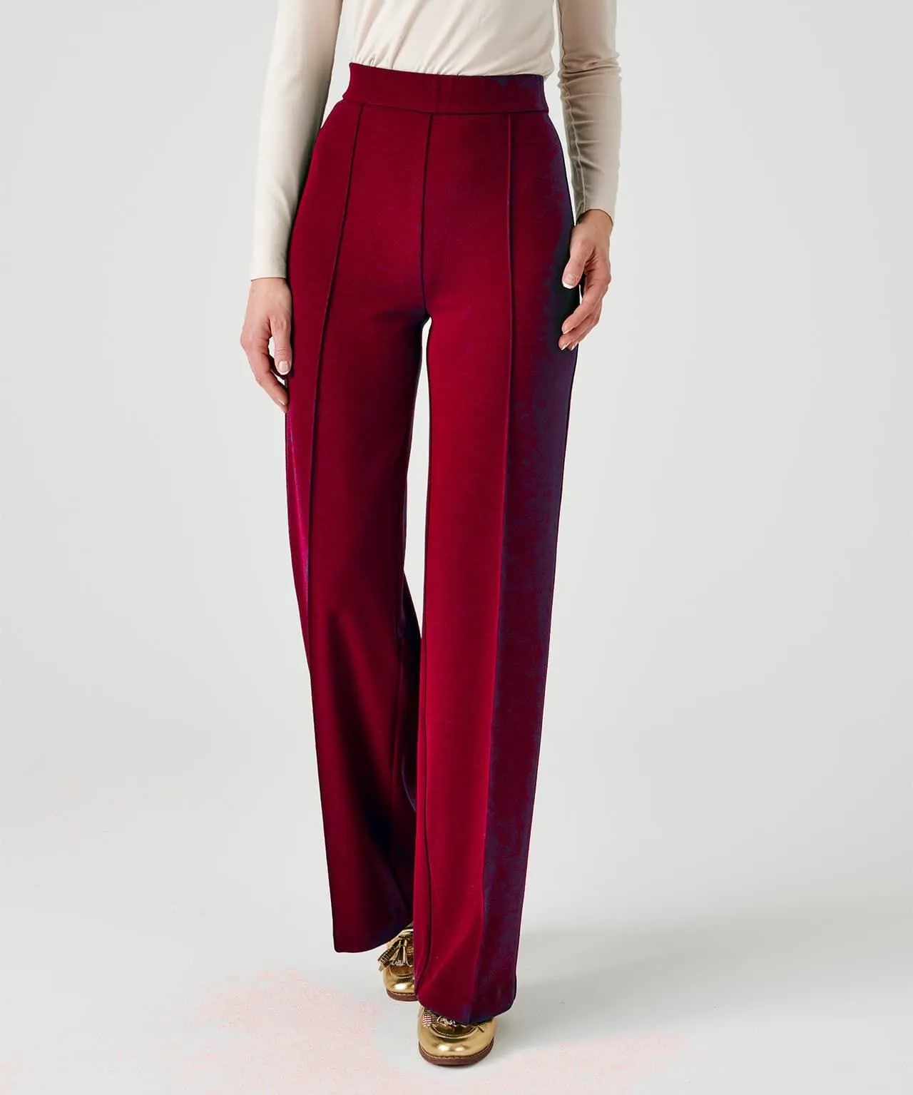 Secret Stretch Wide-Leg Comfort Fit Trousers