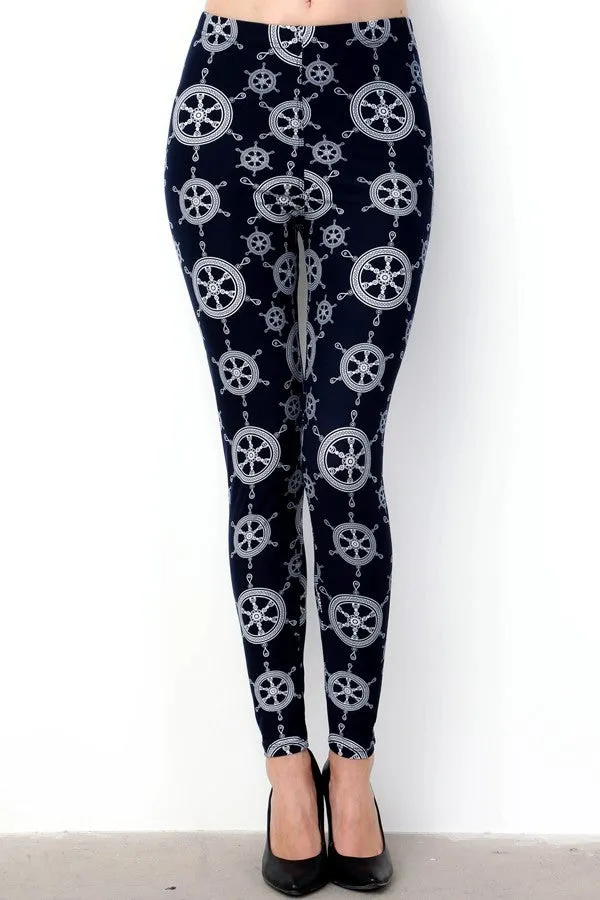 Set Sail Print Soft Leggings