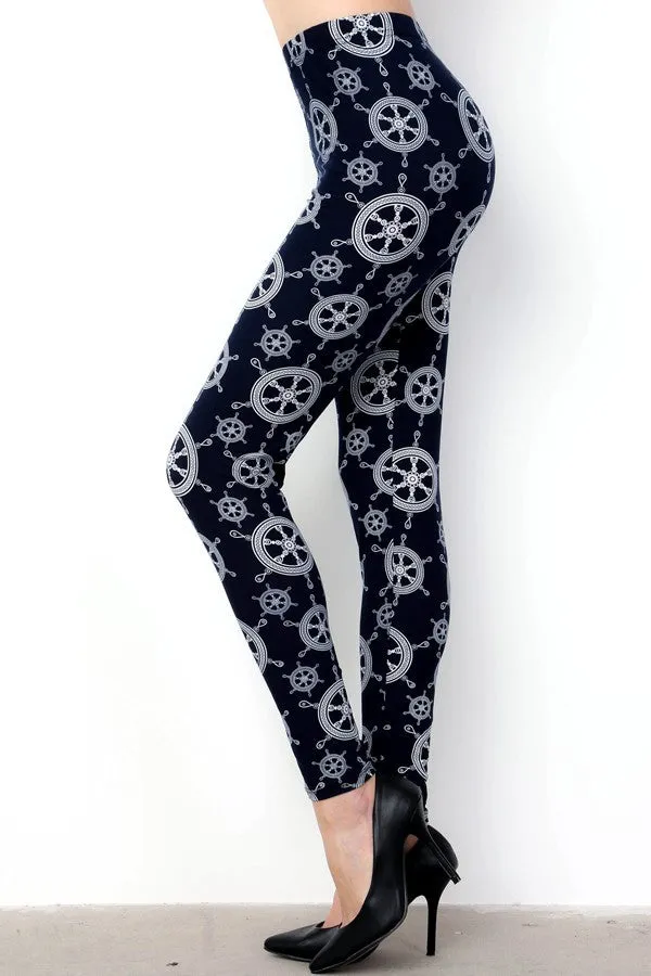 Set Sail Print Soft Leggings