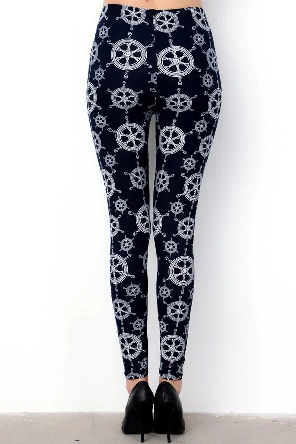 Set Sail Print Soft Leggings