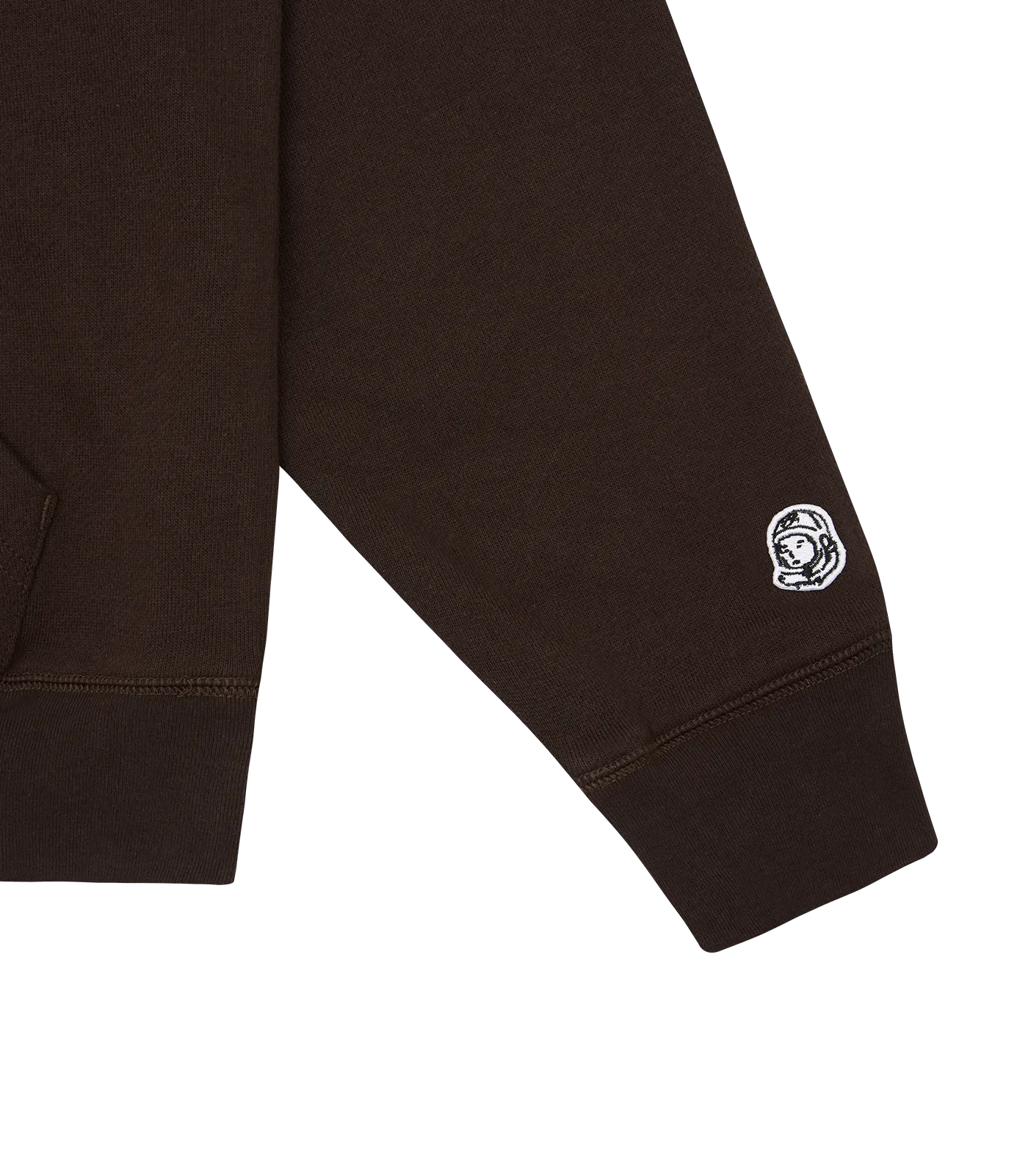 SMALL ARCH LOGO ZIP THROUGH - BROWN