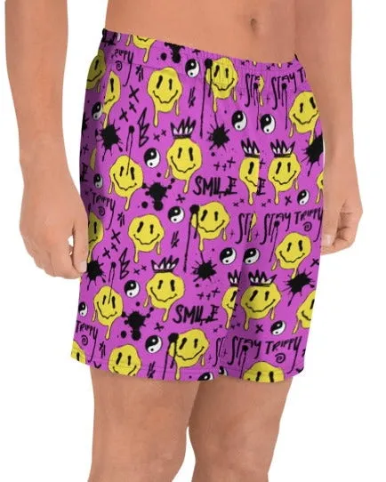 Smile Splatter Athletic Shorts