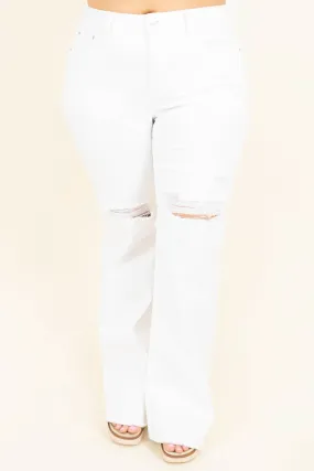 Snazzy Summer Jeans, White