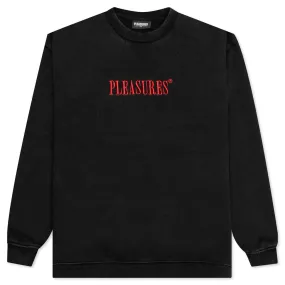 Sour Washed Crewneck - Black