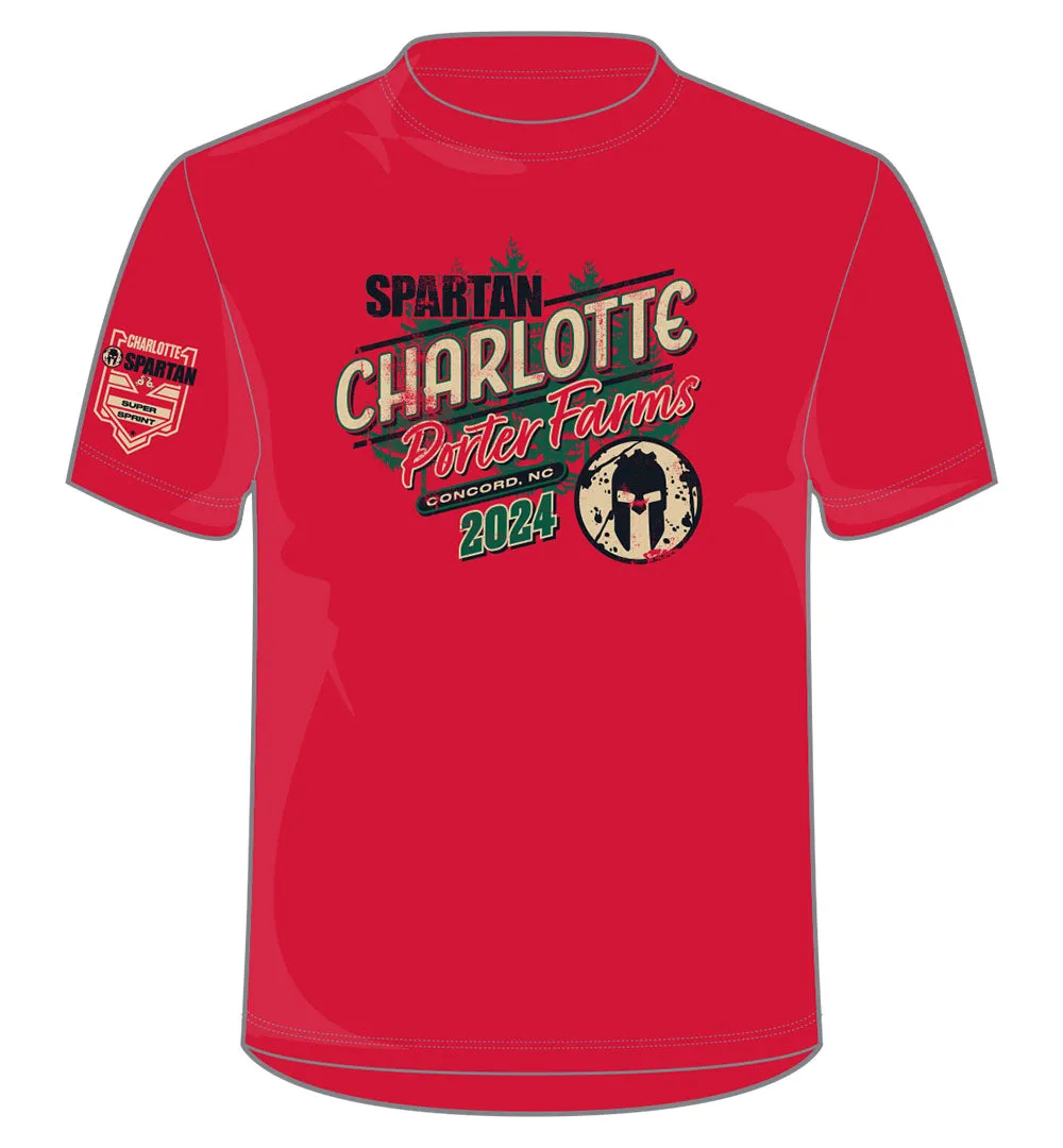 SPARTAN 2024 Charlotte Venue Tee