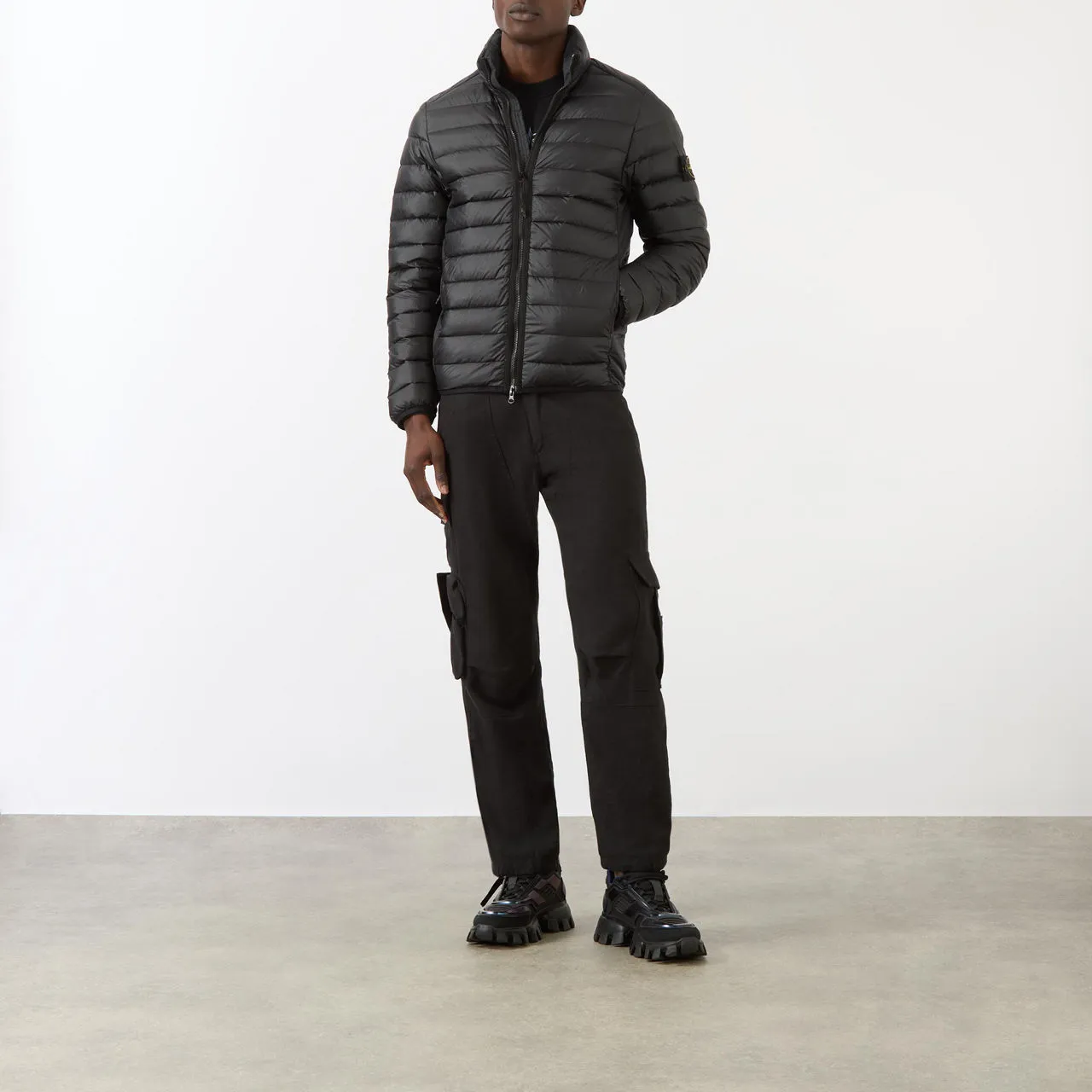 STONE ISLAND Casual Down Jacket - Black