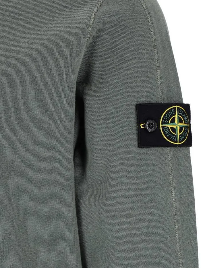 STONE ISLAND  |Crew Neck Pullovers Street Style Long Sleeves Plain Cotton