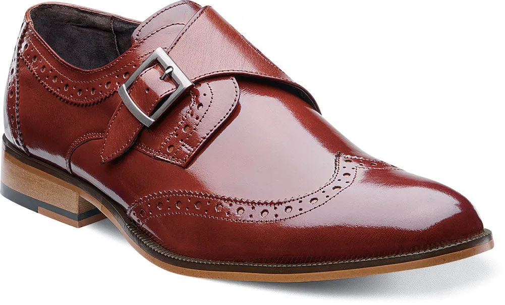 Stratford wing tip monk strap by Stacy Adams