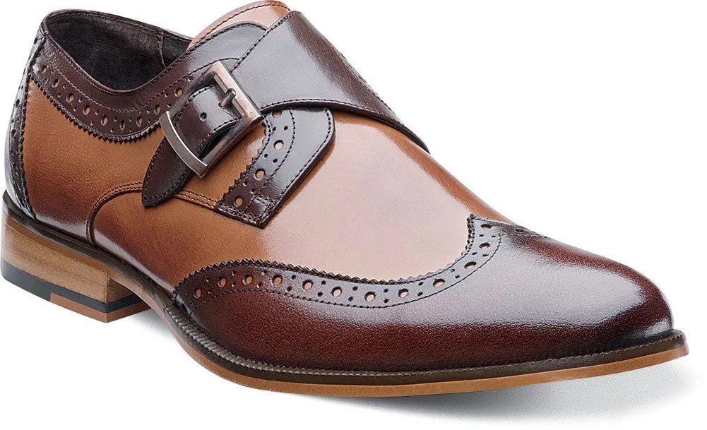 Stratford wing tip monk strap by Stacy Adams