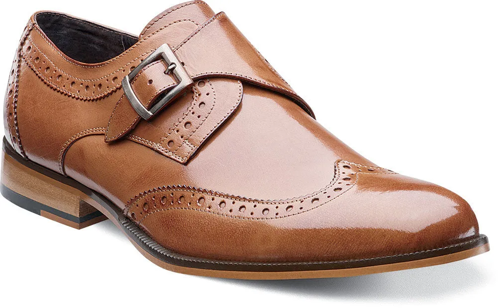 Stratford wing tip monk strap by Stacy Adams