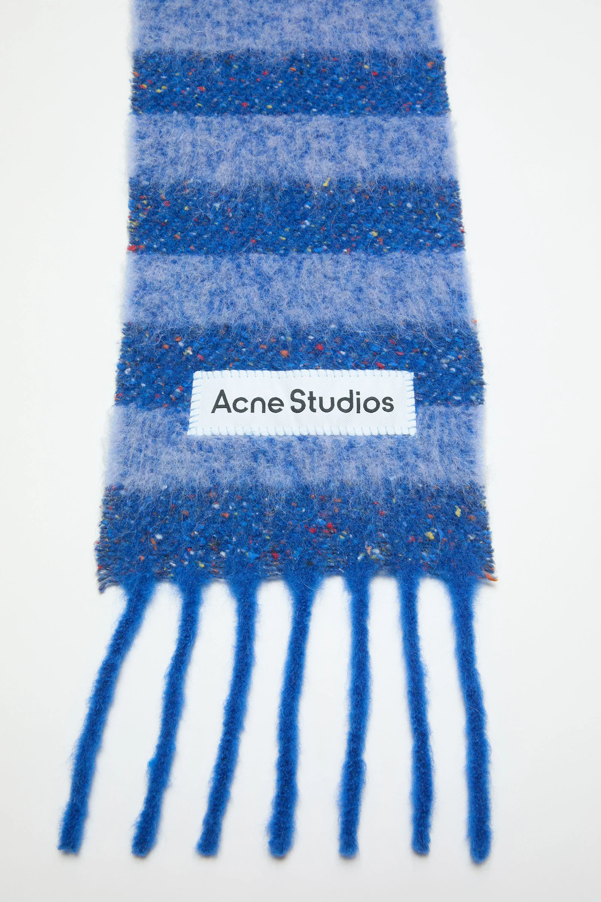 Stripe alpaca scarf - Narrow