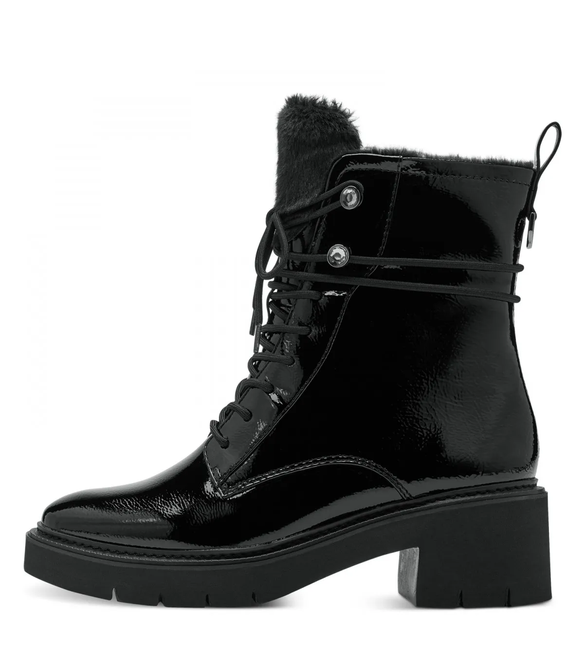 Tamaris Army Boot in Black 1-26292-41-018