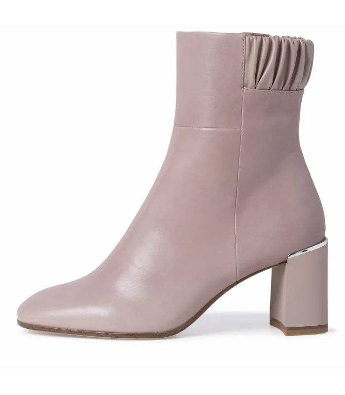 Tamaris Heeled Boot in Dusty Rose