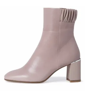 Tamaris Heeled Boot in Dusty Rose