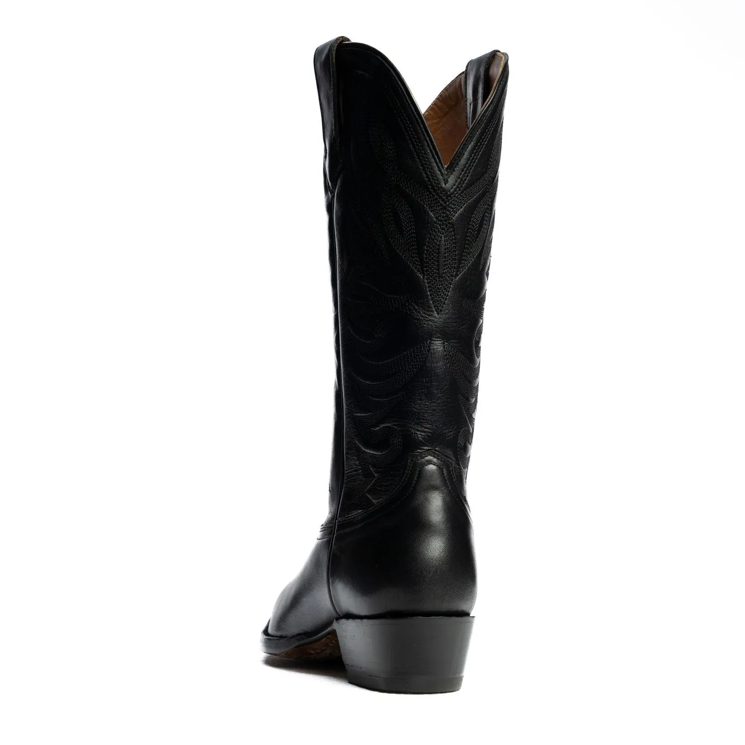 The Margaret | Women's Cowgirl Boot | Natural Grain Calfskin Leather | Obsidian