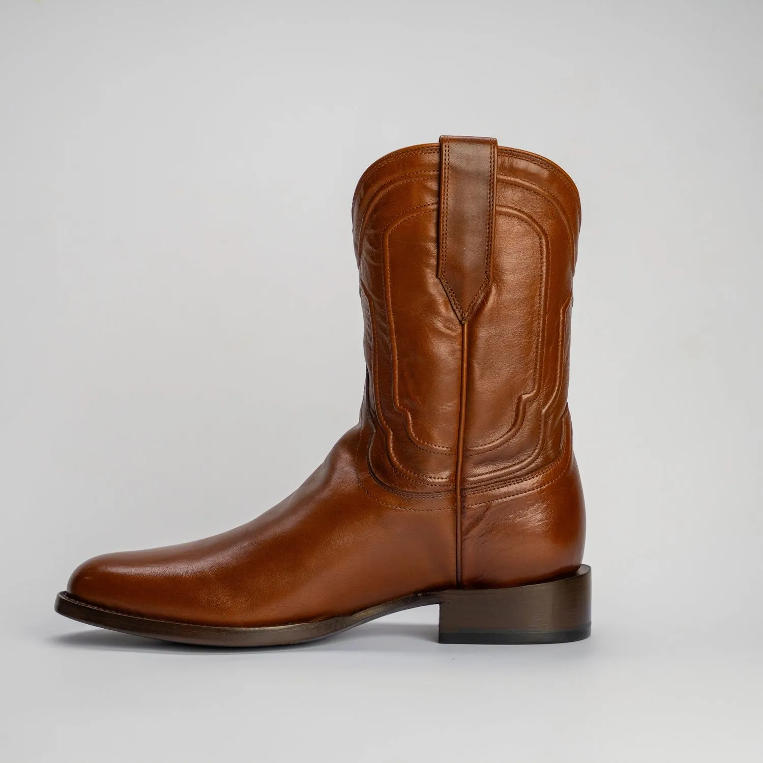 The Pendleton | Men's Roper Boot | Natural Grain Calfskin Leather | Whiskey