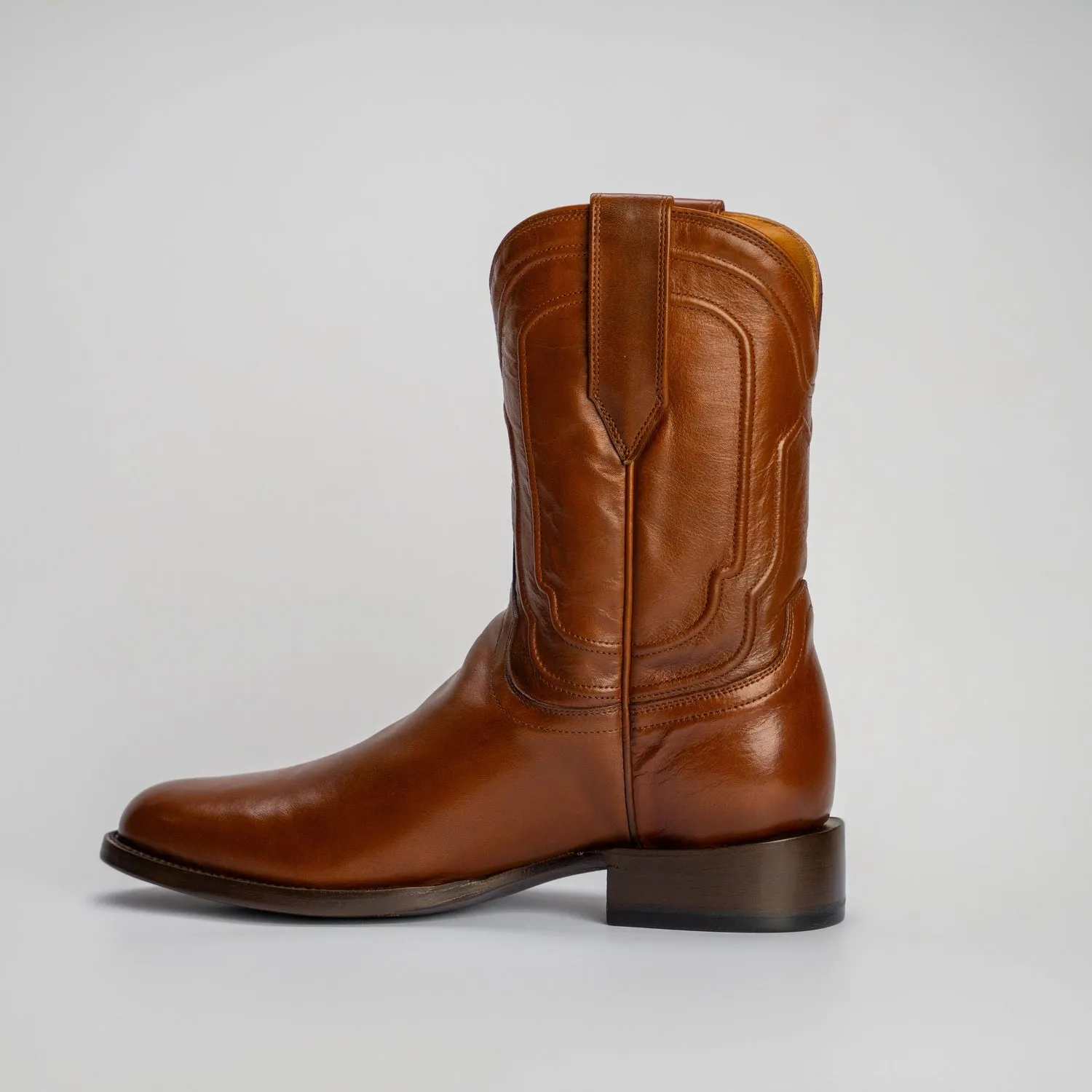 The Pendleton | Men's Roper Boot | Natural Grain Calfskin Leather | Whiskey